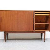 Deens wandmeubel teak mid century modern