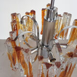 Murano glass chandelier by Carlo Nason for AV Mazzega, Italy 1970