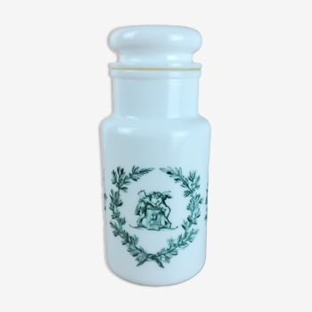 Opaline apothecary pot h=21.5cm