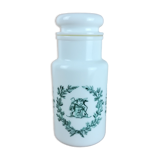 Pot d'apothicaire en opaline h=21,5cm