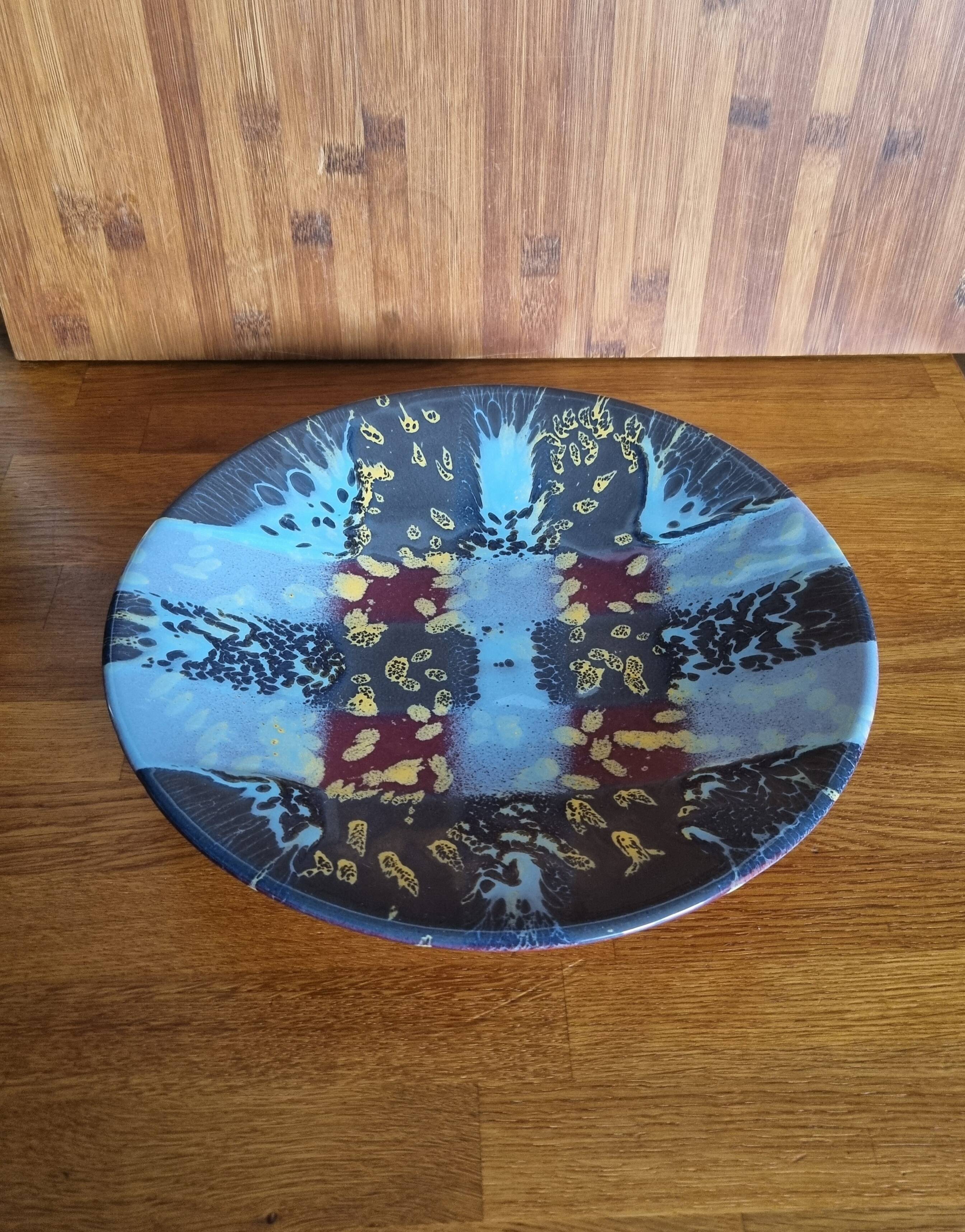 Large ceramic fruit bowl from Notre-Dame du Bec Abbey