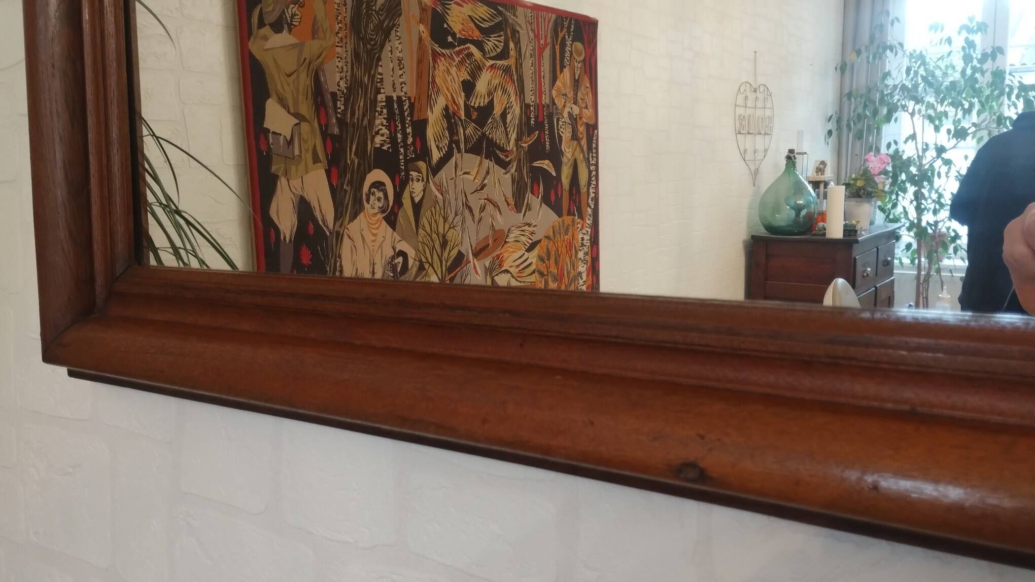 Large fireplace mirror