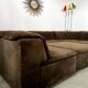 Old vintage modular sofa 6 elements of the 70s velvet / design