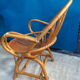 Fauteuil rotin coquille adulte