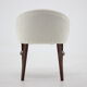 Beech Chair in Sheepskin Fabric, Denmark 1960