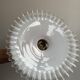 Opaline suspension with brass claw