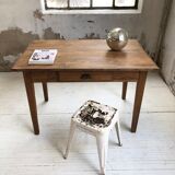 Pine and oak farm table