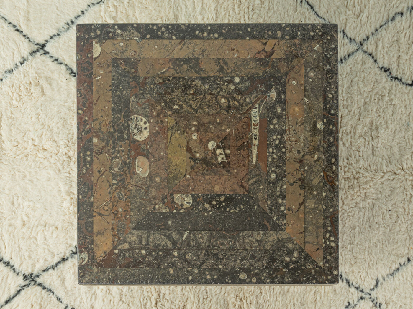 1960s marble coffee table