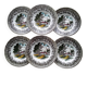 6 deep plates Staffordshire Country Style model