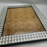 Faceted glass photo frame
