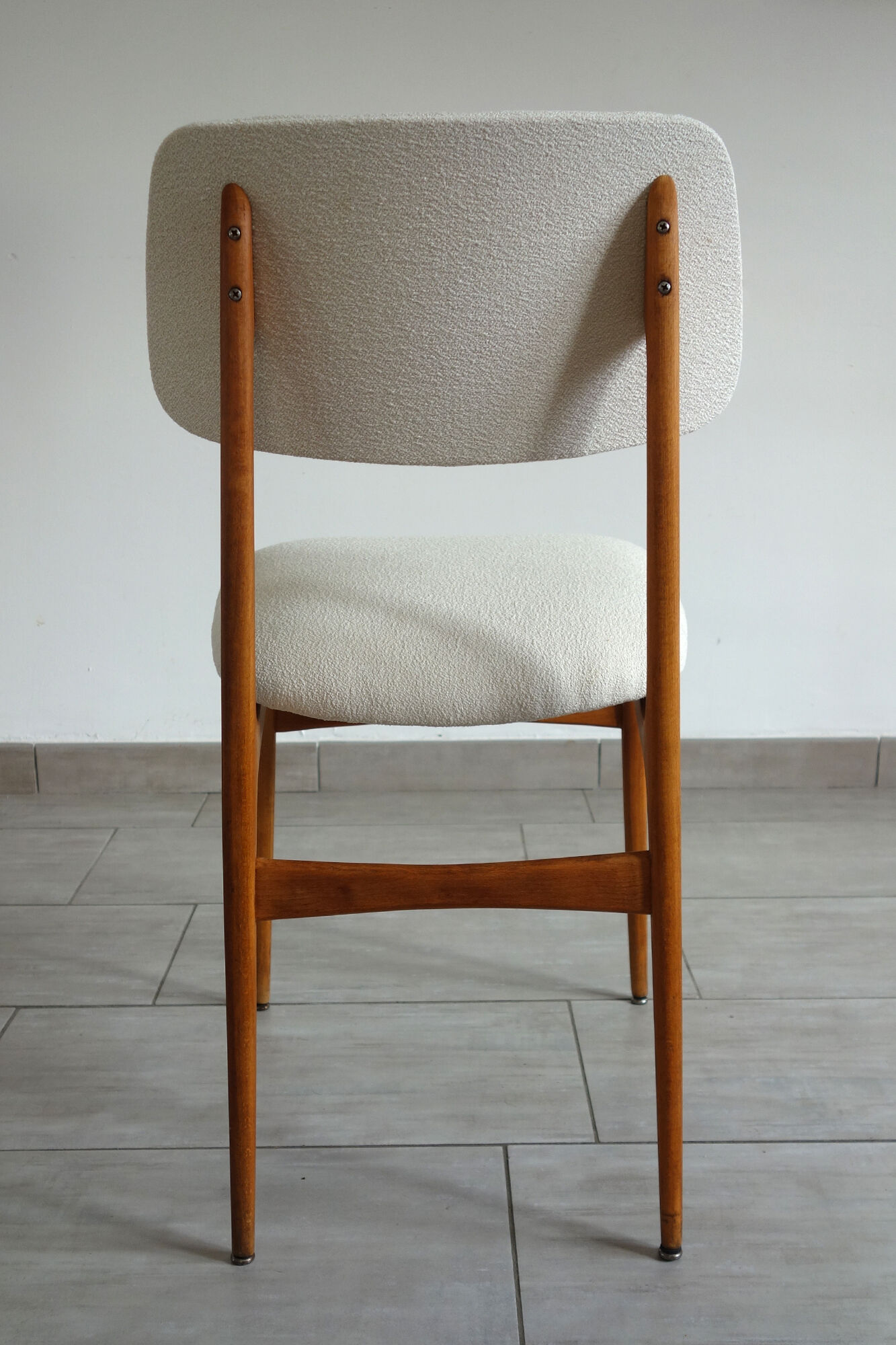 Chaise scandinave restaurée années 60