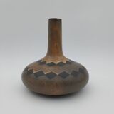 Long-necked ceramic vase
