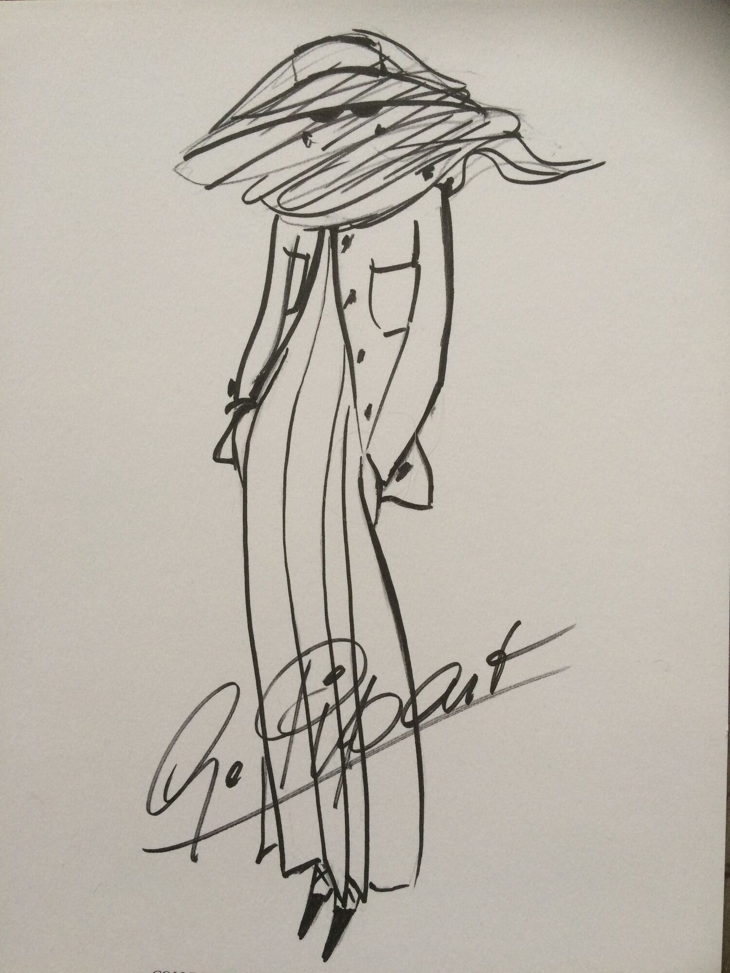 Fashion illustration Nina Ricci, collection spring/summer 1998