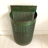 Metal basket of public garden