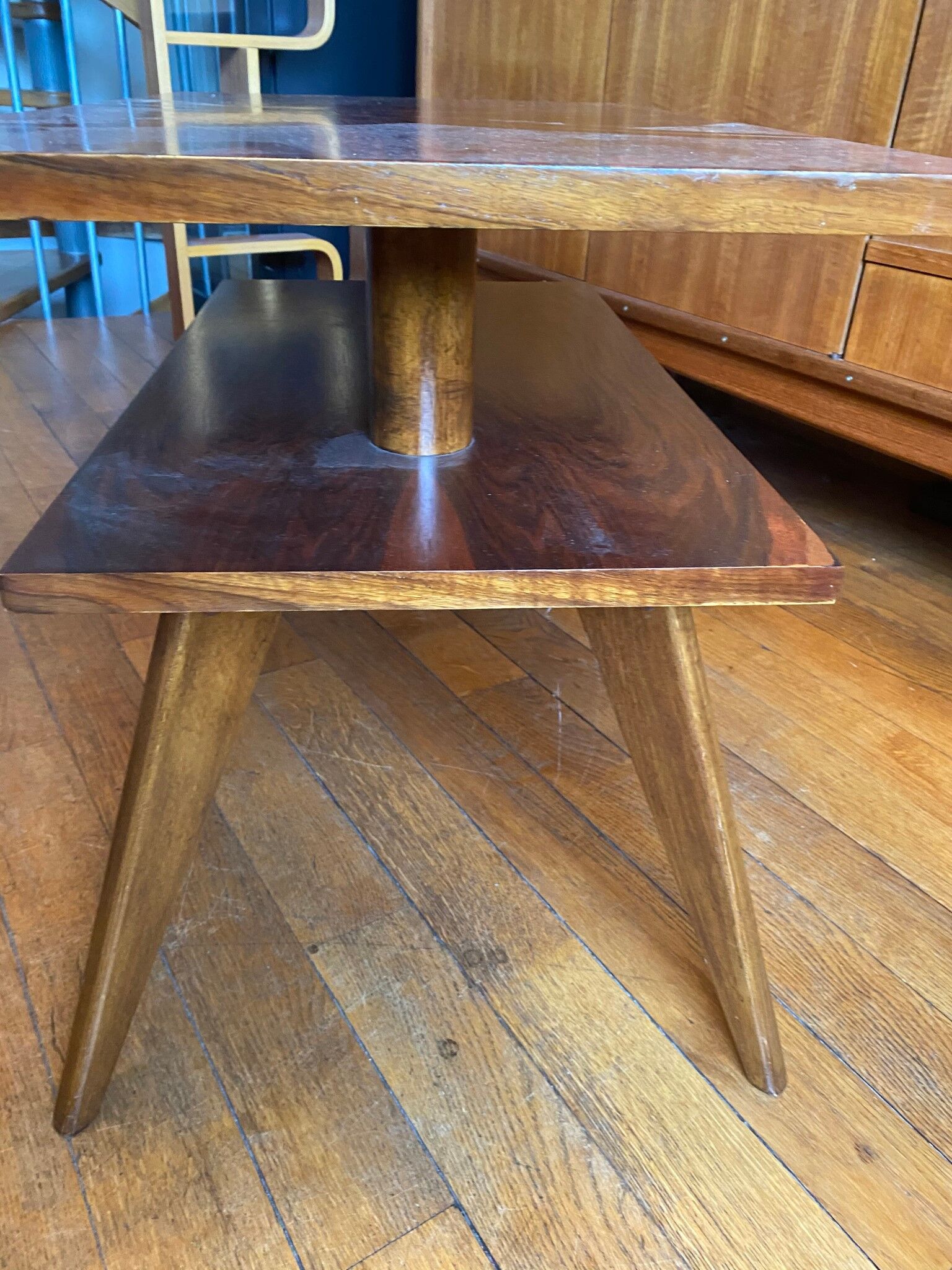 Vintage double-top table