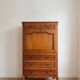 Classic secretary in cherry wood