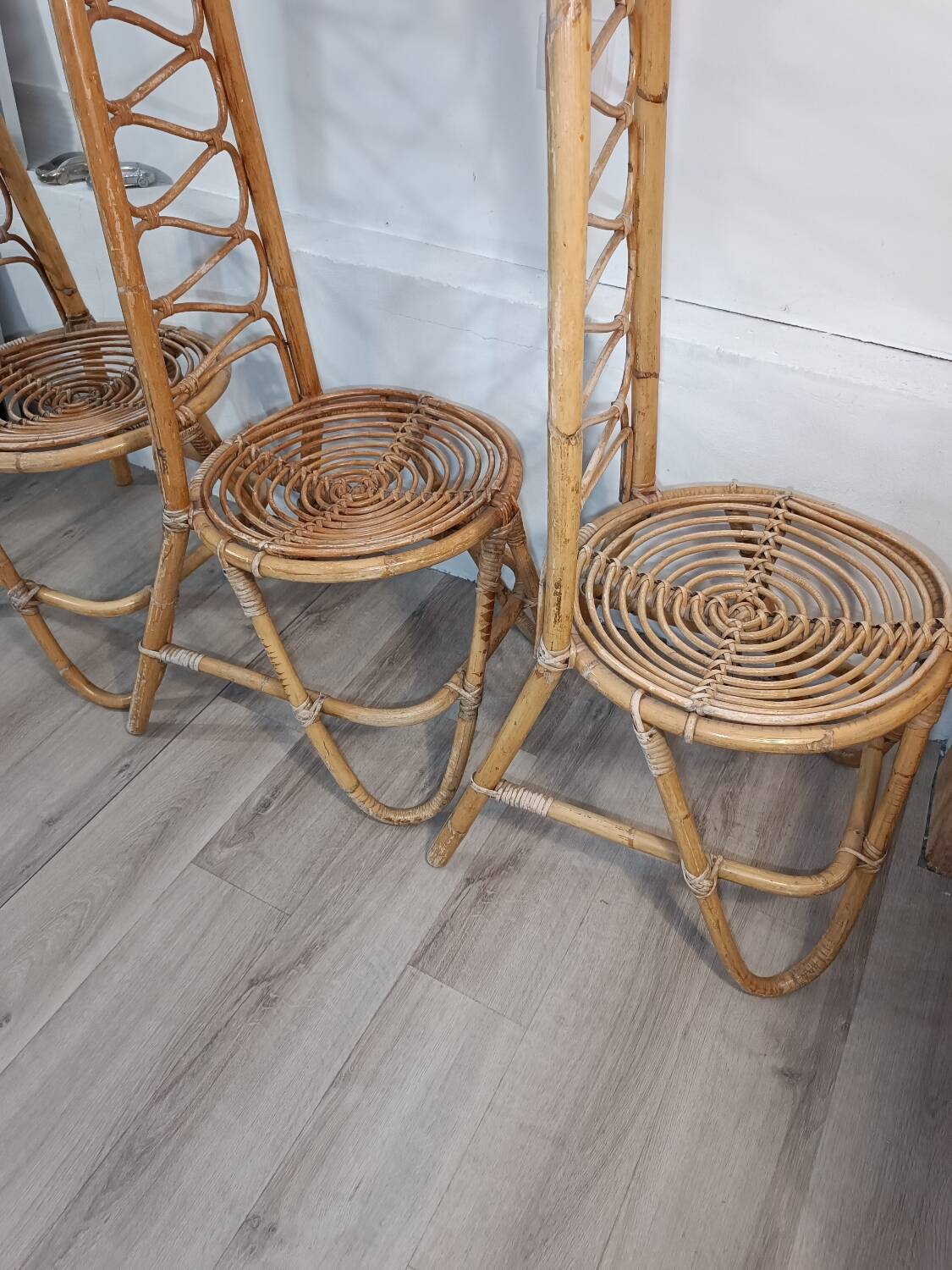 Trio de chaises par Dirk Van Sliedregt Années 1960
