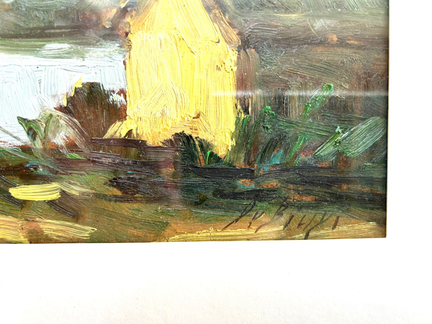 Marine Italienne, Huile sûr Panneau , JM Bilargi, XXe