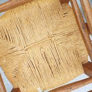 3 tabourets paillés