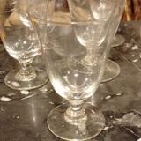 10 verres à vin ancien