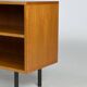 Danish teak shelf sideboard lowboard vinyl vintage mid-century