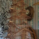 Handcrafted wooden cage