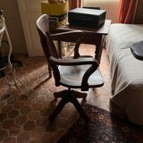 Classic vintage swivel office armchair (1950s–1970s)