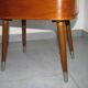Mid century sewing box with / side table. asystent teak 1960/70s