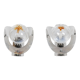 Mazzega, Pair of Murano glass sconces, 1970s