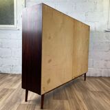Vintage Scandinavian rosewood bookcase, 60s