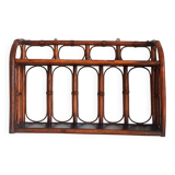 Vintage rattan wall shelf 1960