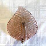 Glass sheet wall lamp