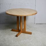 Charlotte Perriand (selection of ) for Les Arcs, pine table, France, circa 1960
