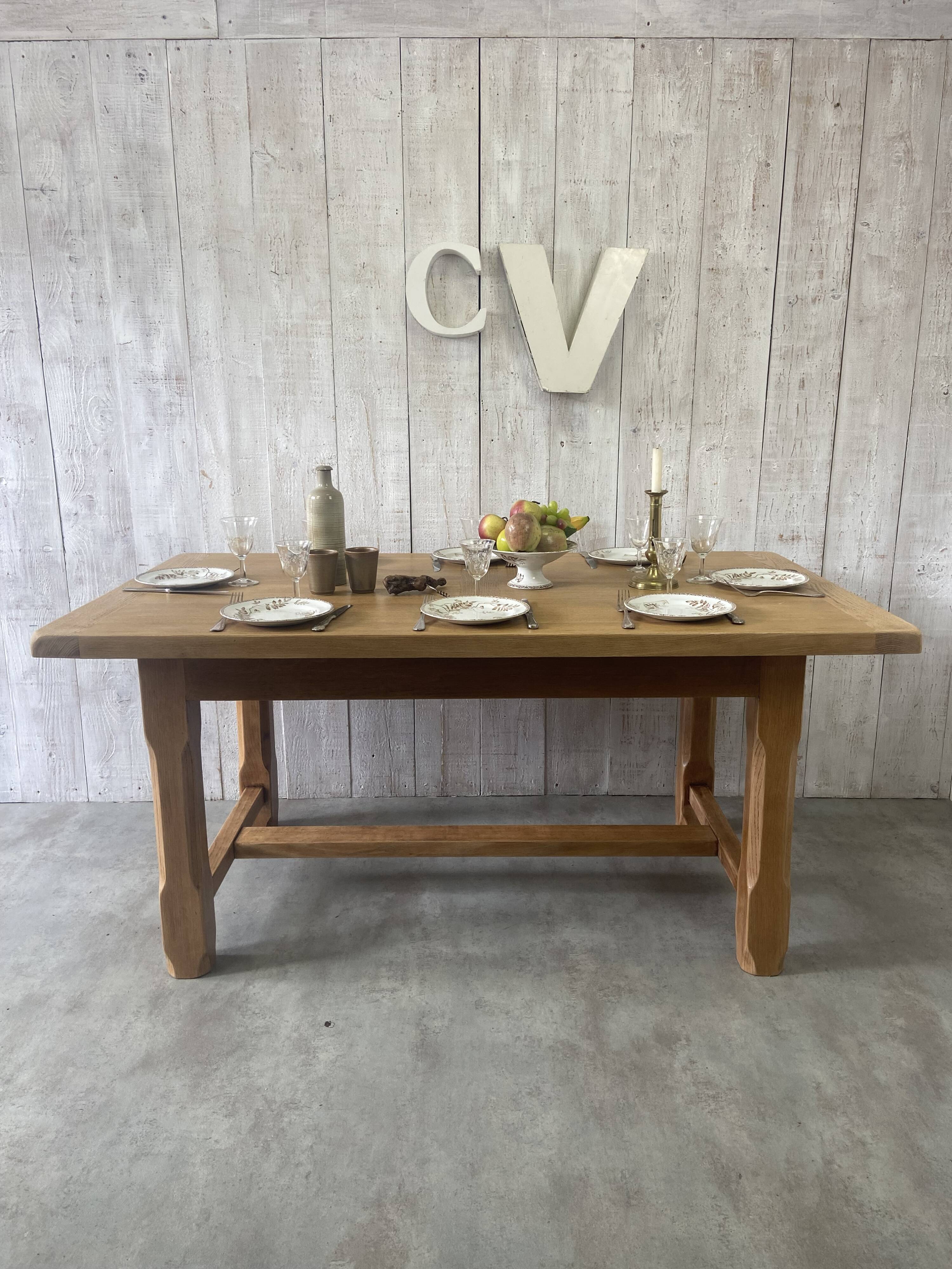 Oak farmhouse table 160x90CM