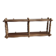 Vintage wooden wall shelf in Napoléon III style – 2 levels