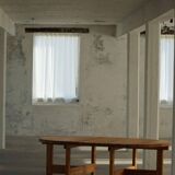 Large Danish mid-century modern dining table in pine, Tage Poulsen, 1970s.