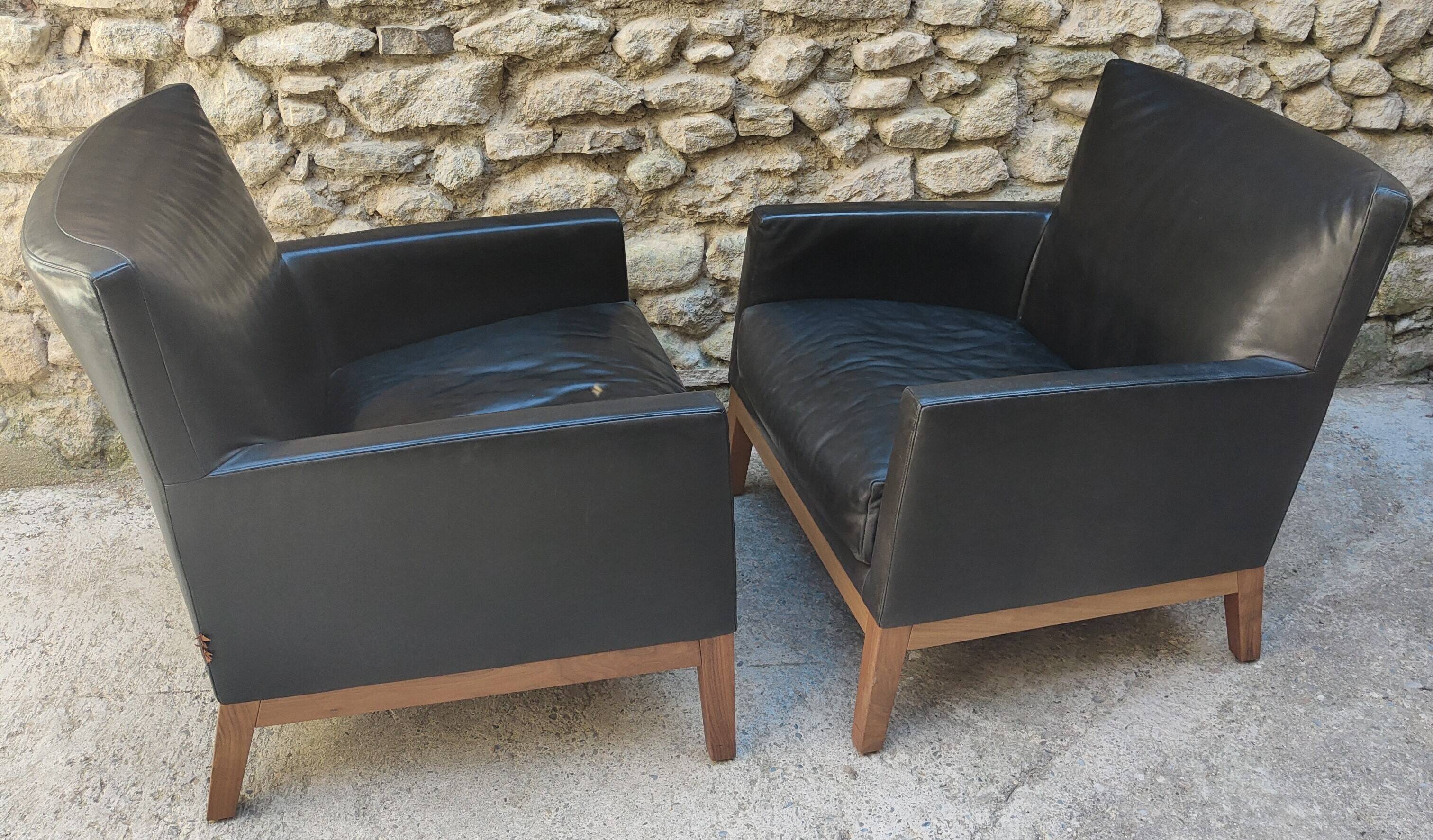 Pair of Impala armchairs
