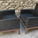 Pair of Impala armchairs