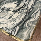 Octagonal marble coffee table