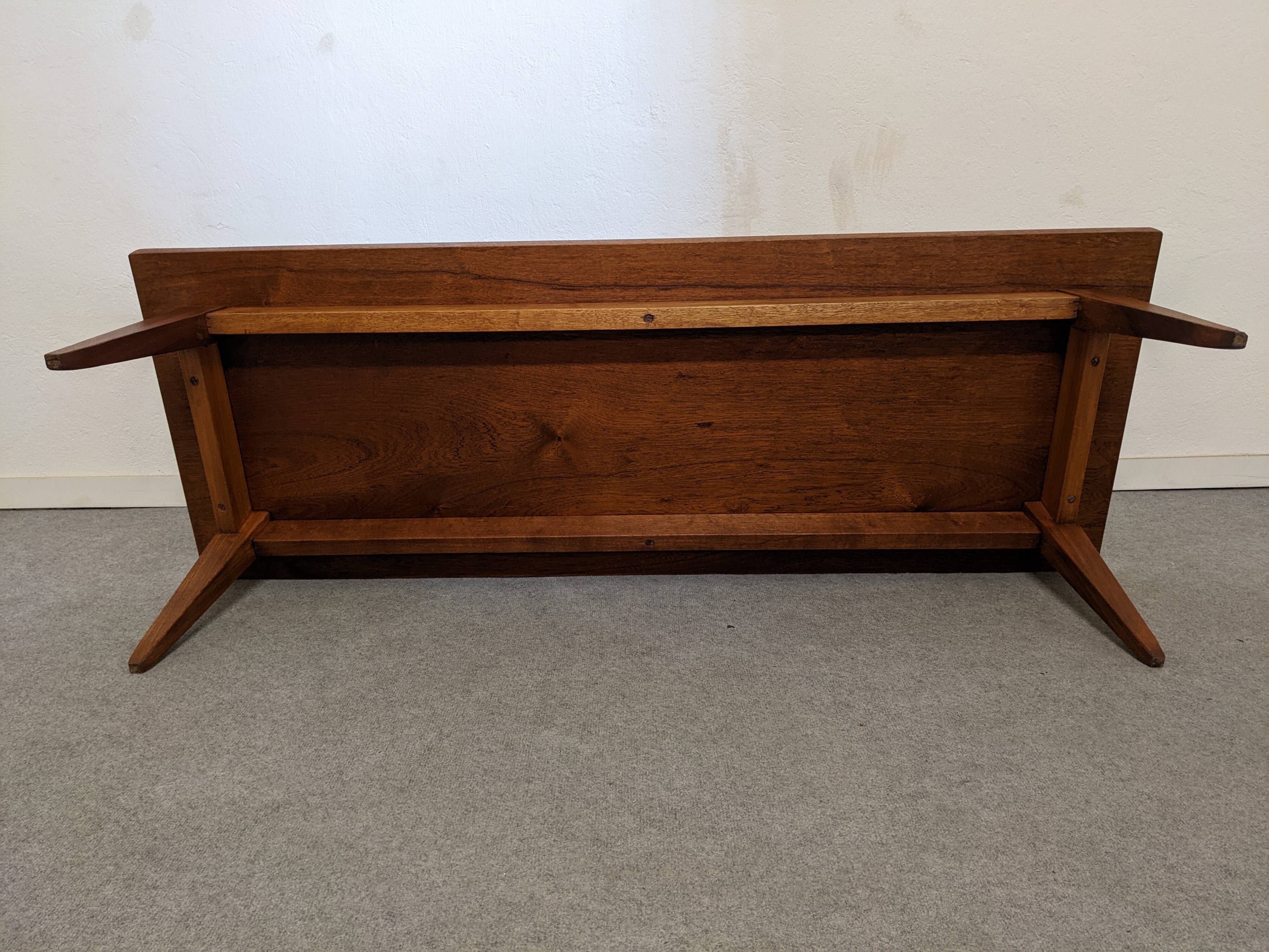 Scandinavian XL coffee table in solid teak from the 50s/60s