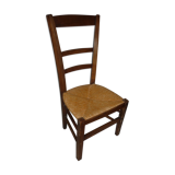 Mulched low chair with high back