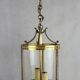 Pair of 1950s brass lanterns