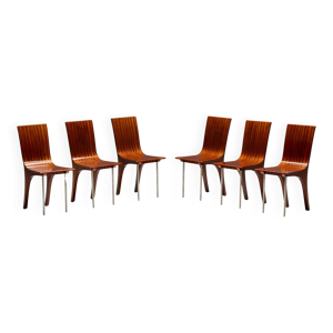 Chaises de salle à manger - noyer