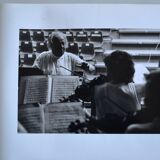 " Violon violoniste " photo anonyme noir & blanc originale