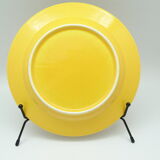 Set of 2 yellow ceramic plates