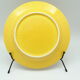 Set of 2 yellow ceramic plates