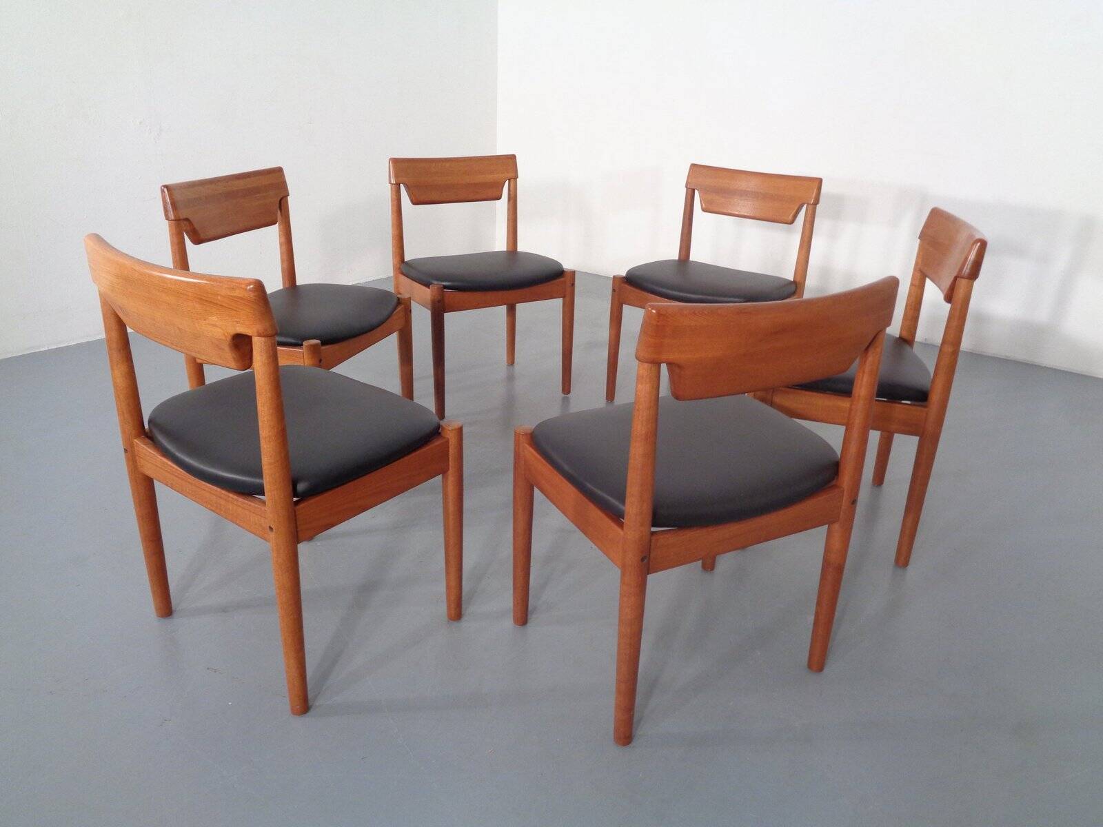 Danish Teak Dining Chairs from Glostrup, 1960s, Set of 6