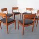 Danish Teak Dining Chairs from Glostrup, 1960s, Set of 6
