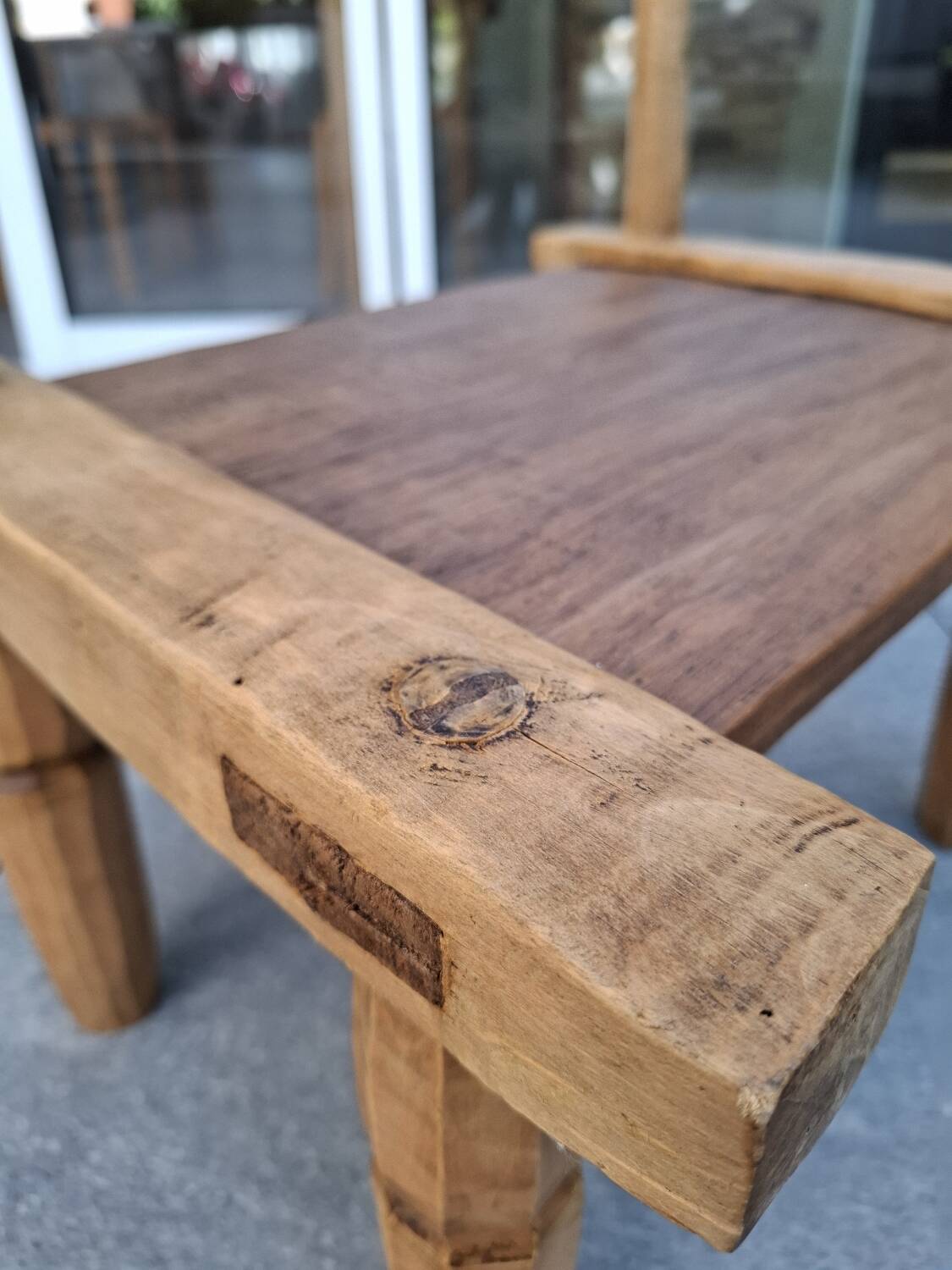 African Brutalist Chair