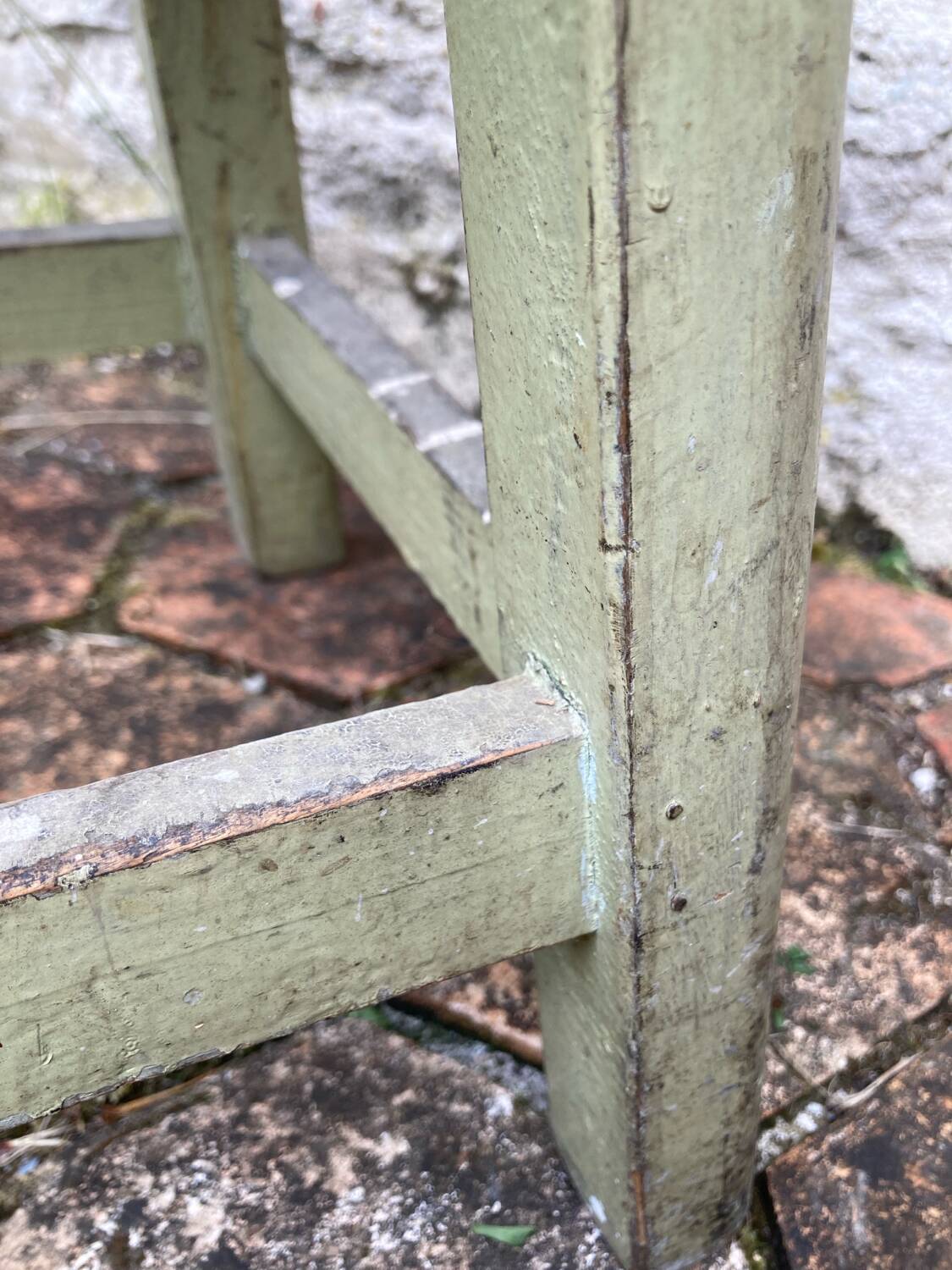 Vintage workshop stool